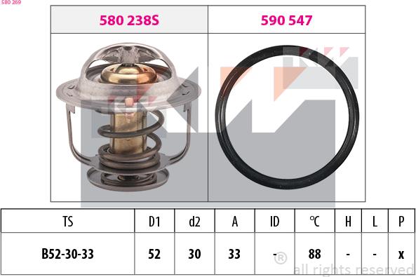 KW 580 269 - Thermostat d'eau cwaw.fr