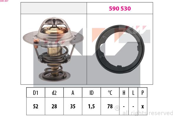 KW 580 267 - Thermostat d'eau cwaw.fr