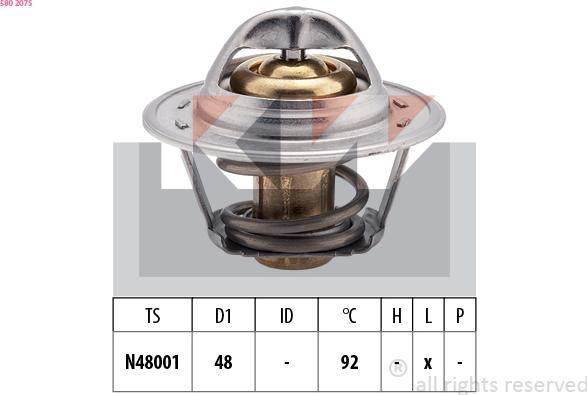 KW 580 207S - Thermostat d'eau cwaw.fr