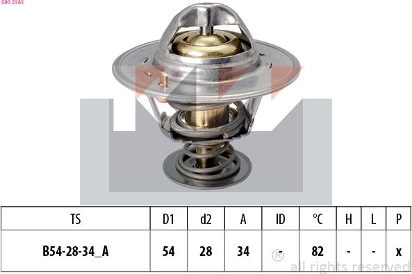 KW 580 218S - Thermostat d'eau cwaw.fr