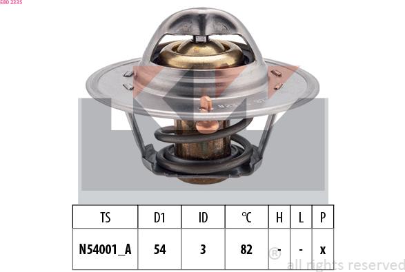 KW 580 233S - Thermostat d'eau cwaw.fr