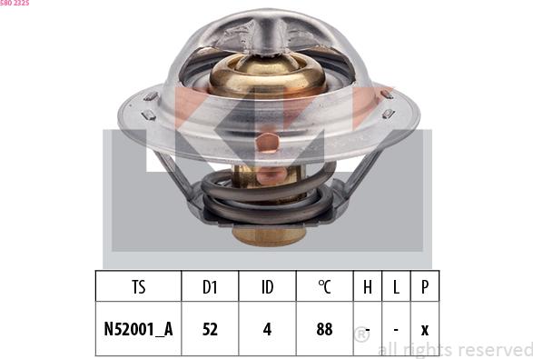 KW 580 232S - Thermostat d'eau cwaw.fr