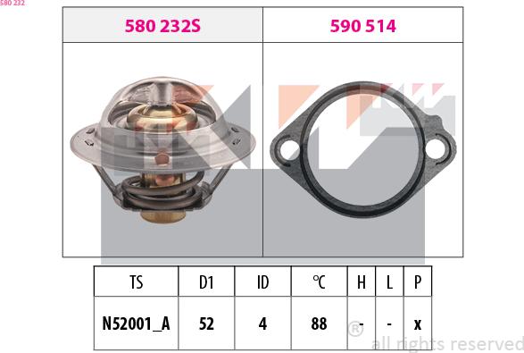 KW 580 232 - Thermostat d'eau cwaw.fr