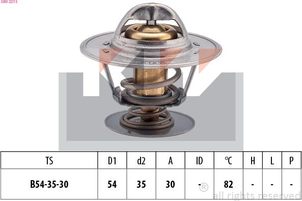 KW 580 221S - Thermostat d'eau cwaw.fr