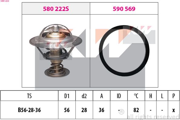 KW 580 222 - Thermostat d'eau cwaw.fr