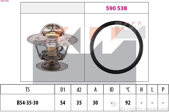 KW 580 279 - Thermostat d'eau cwaw.fr