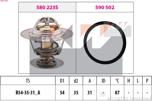 KW 580 278 - Thermostat d'eau cwaw.fr