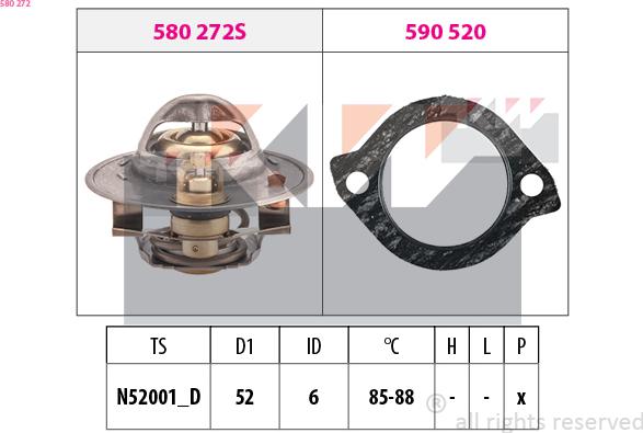 KW 580 272 - Thermostat d'eau cwaw.fr