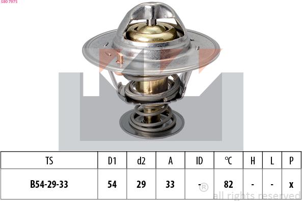 KW 580 797S - Thermostat d'eau cwaw.fr