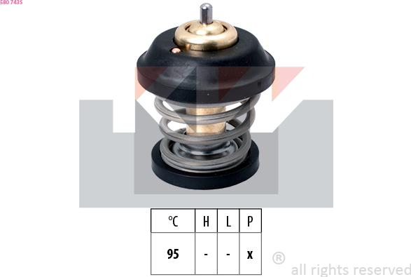 KW 580 743S - Thermostat d'eau cwaw.fr