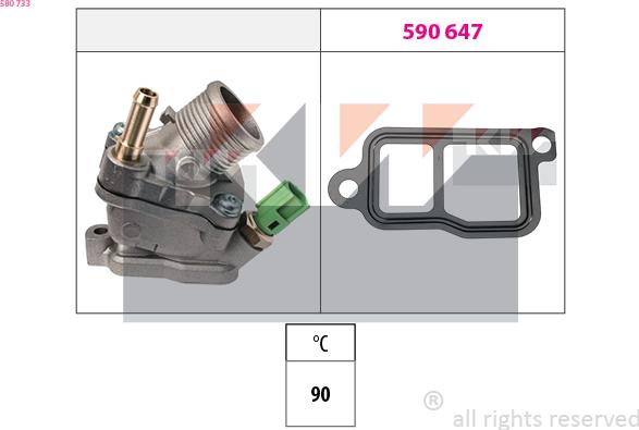 KW 580 733 - Thermostat d'eau cwaw.fr