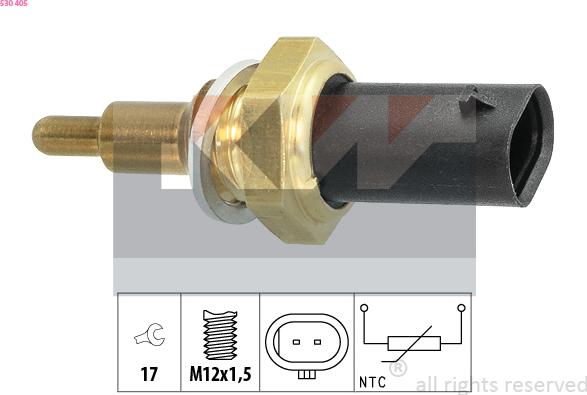 KW 530 405 - Sonde de température, liquide de refroidissement cwaw.fr