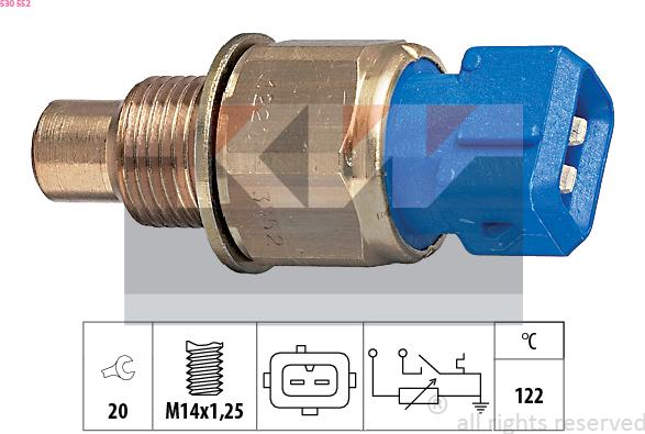 KW 530 552 - Sonde de température, liquide de refroidissement cwaw.fr