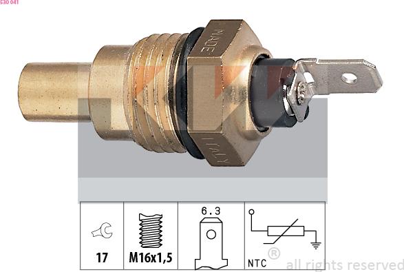 KW 530 041 - Sonde de température, liquide de refroidissement cwaw.fr