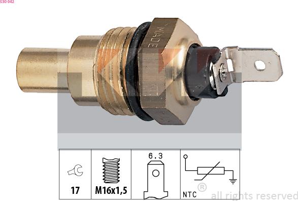 KW 530 042 - Sonde de température, liquide de refroidissement cwaw.fr