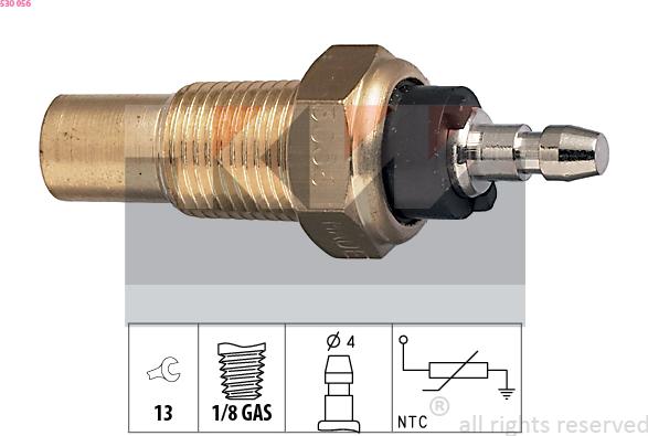 KW 530 056 - Sonde de température, liquide de refroidissement cwaw.fr