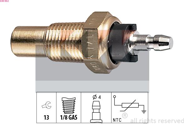 KW 530 052 - Sonde de température, liquide de refroidissement cwaw.fr