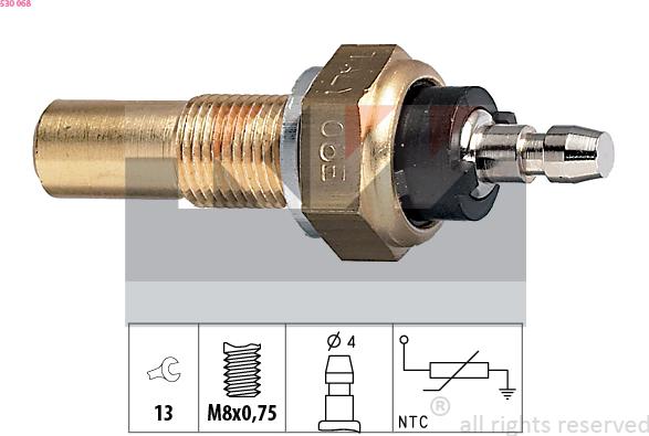 KW 530 068 - Sonde de température, liquide de refroidissement cwaw.fr