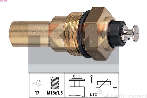 KW 530 062 - Sonde de température, liquide de refroidissement cwaw.fr