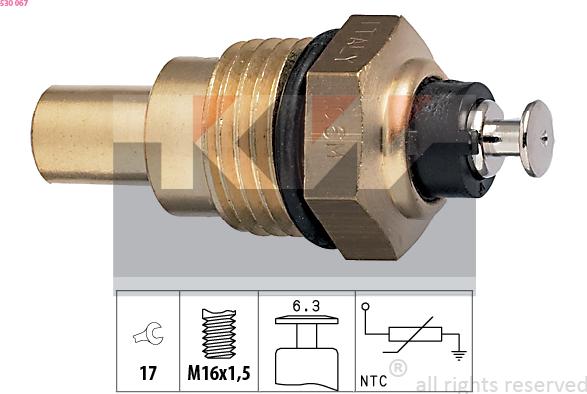 KW 530 067 - Sonde de température, liquide de refroidissement cwaw.fr