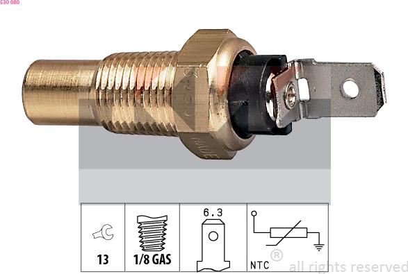 KW 530 080 - Sonde de température, liquide de refroidissement cwaw.fr