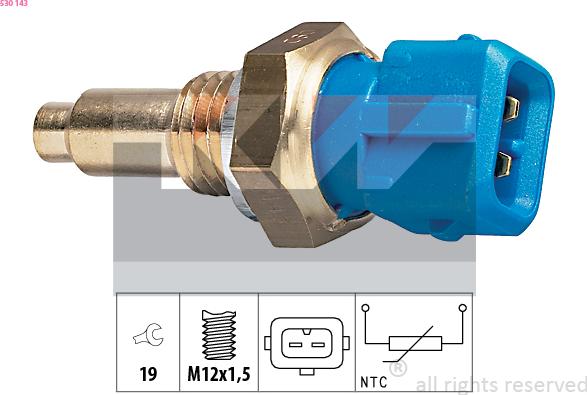 KW 530143 - Sonde de température, liquide de refroidissement cwaw.fr