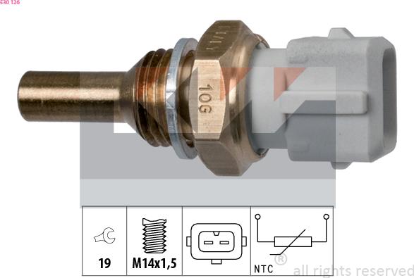 KW 530 126 - Sonde de température, liquide de refroidissement cwaw.fr