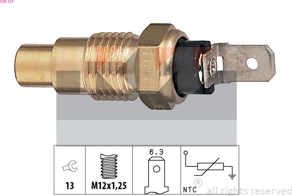 KW 530 121 - Sonde de température, liquide de refroidissement cwaw.fr