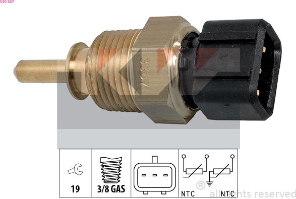 KW 530 367 - Sonde de température, liquide de refroidissement cwaw.fr