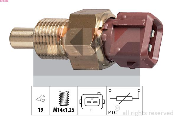 KW 530 308 - Sonde de température, liquide de refroidissement cwaw.fr