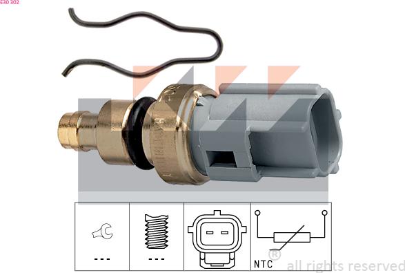 KW 530 302 - Sonde de température, liquide de refroidissement cwaw.fr