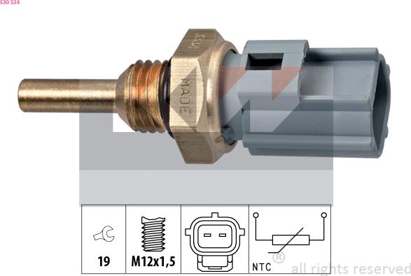 KW 530 334 - Sonde de température, liquide de refroidissement cwaw.fr