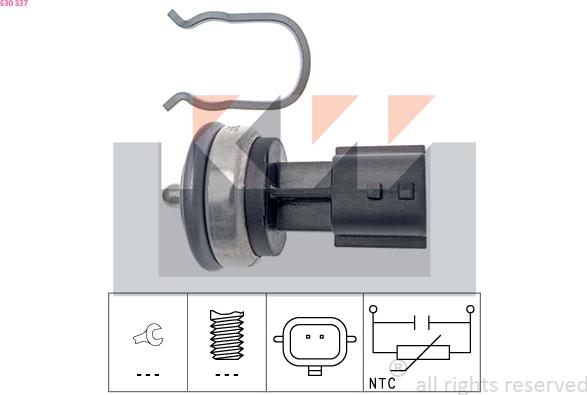 KW 530 337 - Sonde de température, liquide de refroidissement cwaw.fr