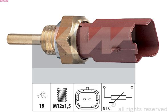 KW 530326 - Sonde de température, liquide de refroidissement cwaw.fr