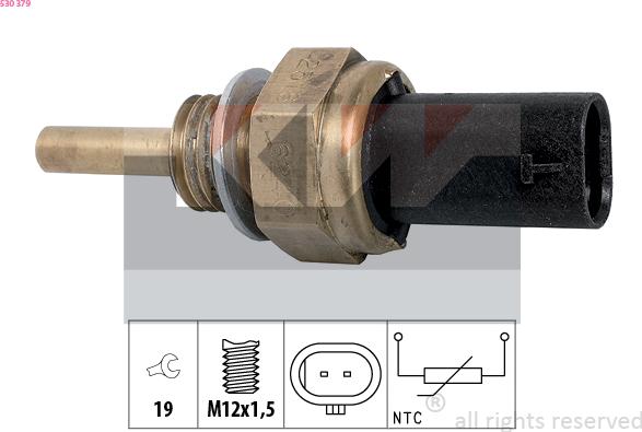 KW 530 379 - Sonde de température, liquide de refroidissement cwaw.fr