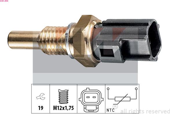 KW 530 294 - Sonde de température, liquide de refroidissement cwaw.fr