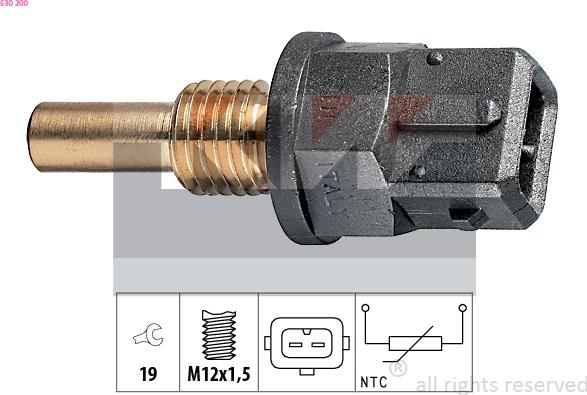 KW 530 200 - Sonde de température, liquide de refroidissement cwaw.fr