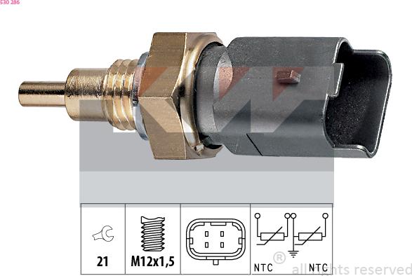 KW 530286 - Sonde de température, liquide de refroidissement cwaw.fr