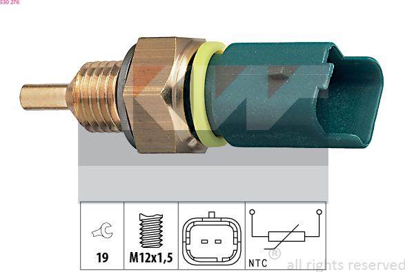 KW 530 276 - Sonde de température, liquide de refroidissement cwaw.fr