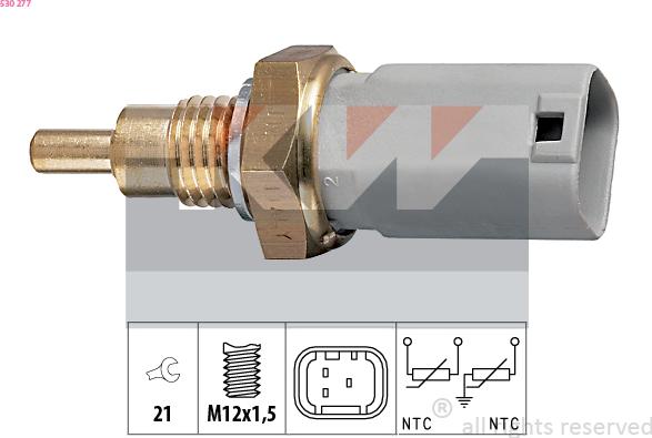 KW 530 277 - Sonde de température, liquide de refroidissement cwaw.fr