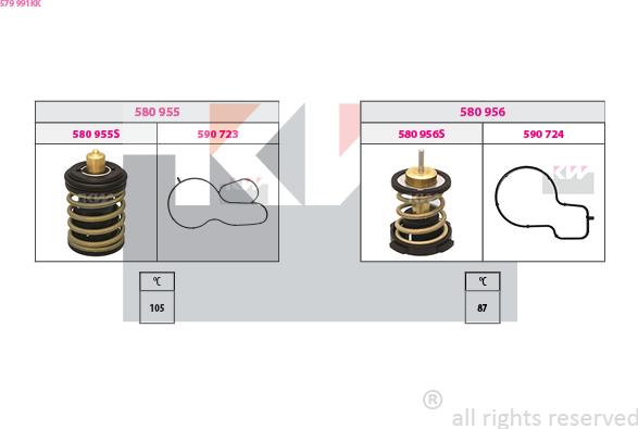 KW 579 991KK - Thermostat d'eau cwaw.fr