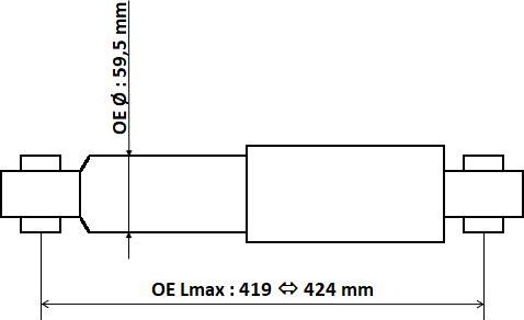 KYB 345 0001 - Amortisseur cwaw.fr