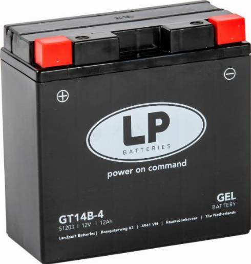 LandportBV MG GT14B-4 - Batterie de démarrage cwaw.fr