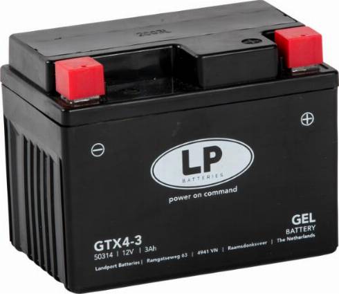 LandportBV MG GTX4-3 - Batterie de démarrage cwaw.fr