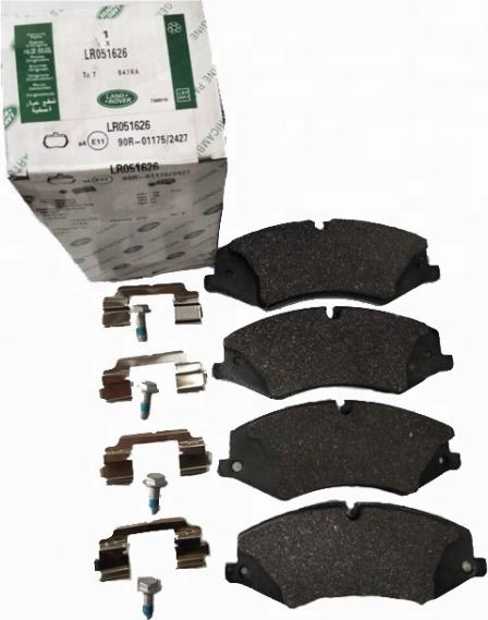 Land Rover LR051626 - Kit de plaquettes de frein, frein à disque cwaw.fr