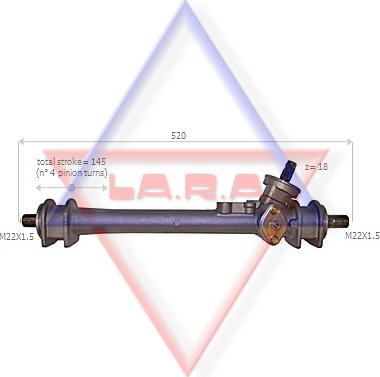 LA.R.A. 400518 - Crémaillière de direction cwaw.fr