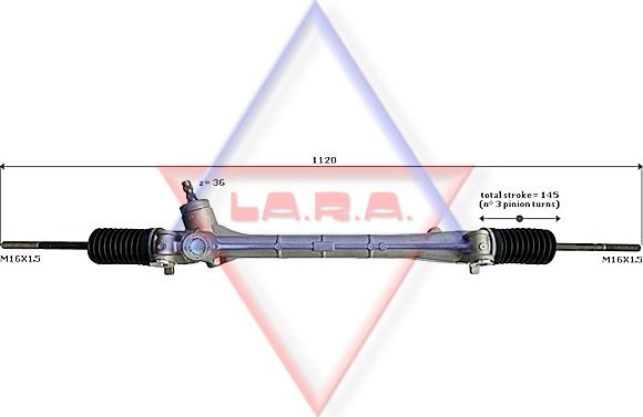 LA.R.A. 370014 - Crémaillière de direction cwaw.fr