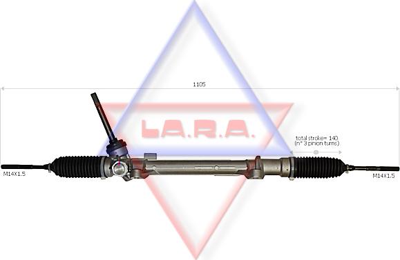 LA.R.A. 280011 - Crémaillière de direction cwaw.fr