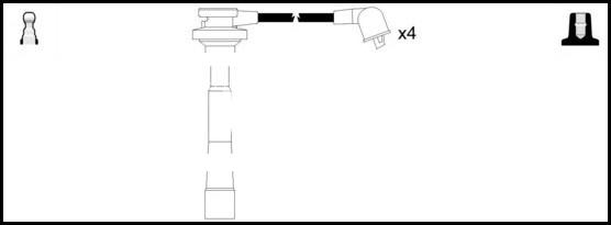 LEMARK HOES922 - Kit de câbles d'allumage cwaw.fr