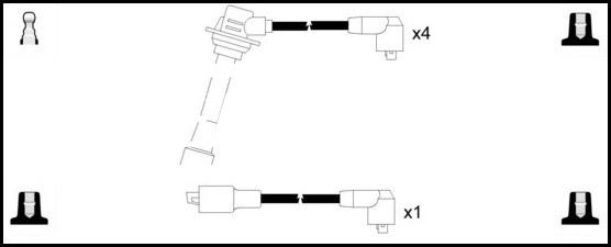 LEMARK HOES415 - Kit de câbles d'allumage cwaw.fr